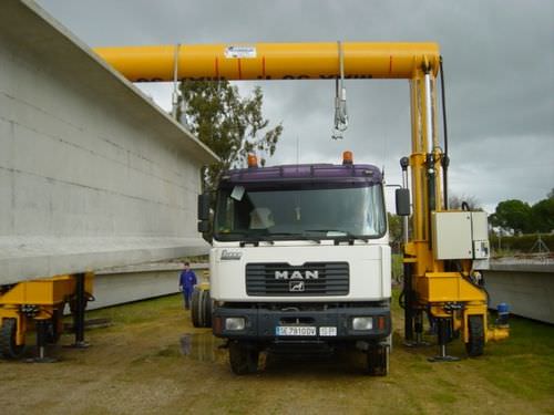 Guindaste de pórtico de rodas - MST 100 - 7 - CIMOLAI TECHNOLOGY - para perfuração de túneis / para aplicações especiais