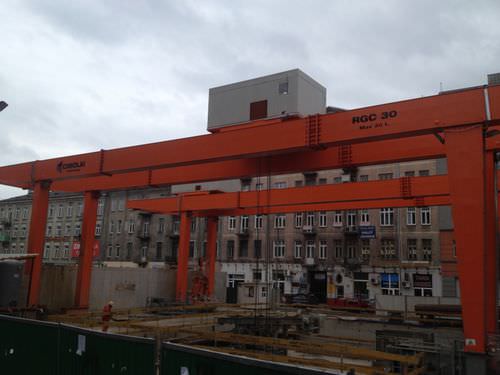 Guindaste de pórtico para trilho - RGC 25 - CIMOLAI TECHNOLOGY - para canteiros de construções pré-fabricadas