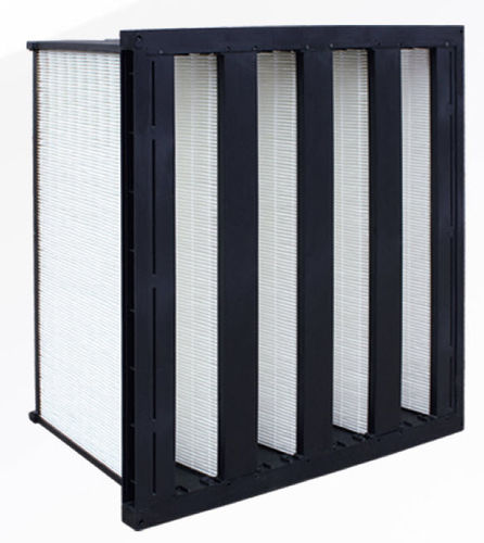 Filtro de ar - MV-HT series - Mikropor - em painéis / em V / para altas temperaturas