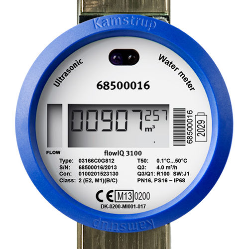 Hidrômetro digital - flowIQ® 3100 - Kamstrup Instumenation - ultrassônico