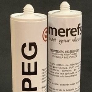 Cola de silicone - 10SIPEG - MEREFSA, S.L.U. - para alumínio / para plástico / para vidro