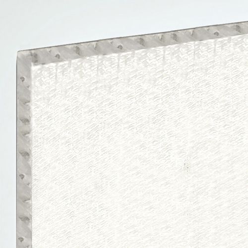 Painel sanduíche núcleo colmeia em polipropileno - CLEARSTEP - Cel Components S.r.l. - face em fibra de vidro / para parede divisória / para fachada