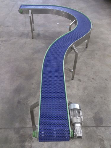 Transportador de esteira - Smisco Food Equipment Ltd - curvo / de transferência / para a indústria alimentícia