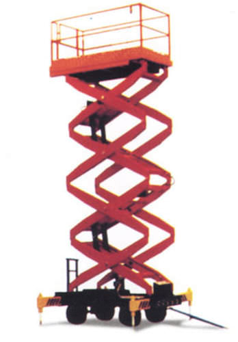 Plataforma elevatória tipo tesoura móvel - SJY series - HYTSU GROUP - para cargas pesadas