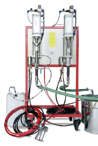 Máquina de pulverização fixa - HD-AM series - Wolfangel - de gel coat / pneumática