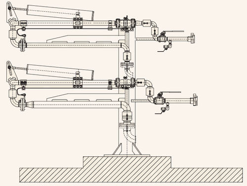 Braço de carregamento braço de carga - max. 150 m³/h, ø 3 - 4" | 1802 series - silea liquid transfer srl - de descarregamento para transferência de fluidos