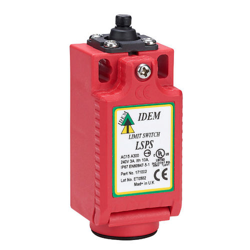 Chave fim de curso IP67 - LSPS series - Idem Safety Switches - washdown / de segurança / com atuador de haste com rolete