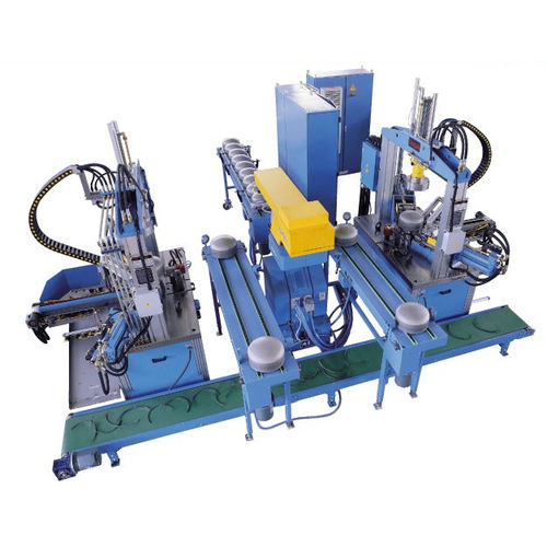 Linha de produção automática - VBU 400 SW - Lucas - controlada por CLP