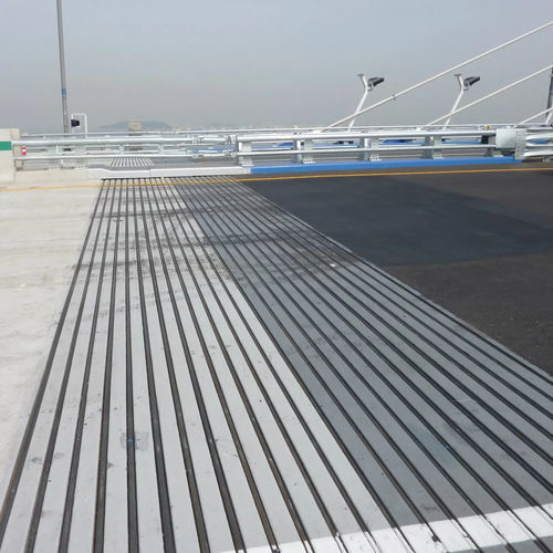 Junta de dilatação em aço - TENSA-MODULAR LR - mageba - quadrada / de encaixe / para construção de ponte
