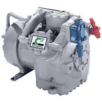 Compressor de refrigeração semi-hermético - 06CC series - Carlyle Compressors - de pistão / de dois estágios / para refrigeração industrial