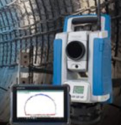 Estação total sem prisma - Focus 35 - Spectra Precision - robótica / automática