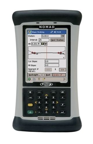 Computador de bolso para a coleta de dados topográficos - Nomad® 900 - Spectra Precision - fácil de transportar
