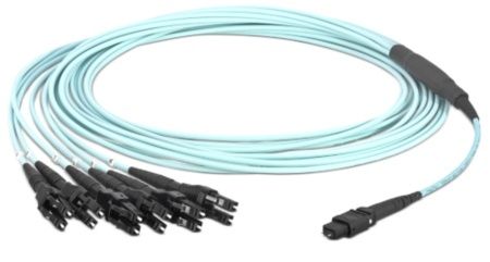 Cabo óptico de dados - PreCONNECT® EFFICIENCY - Rosenberger OSI - flexível / de ligação