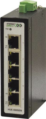 Switch de rede não gerenciável - HUE-xxxSEN, HUG-x28EN series - Ethernet Direct - Gigabit / para trilho DIN / SFP+