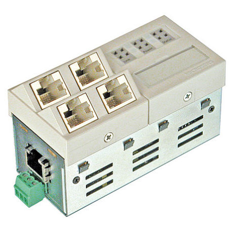 Switch de rede gerenciável - MS450184PM-48 - MICROSENS GmbH & Co. KG - 5 portas / Gigabit / integrado