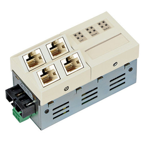 Switch de rede gerenciável - MS440200M - MICROSENS GmbH & Co. KG - 6 portas / Gigabit / de parede