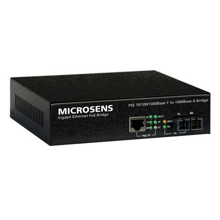 Conversor multimédia - MS400xxx series - MICROSENS GmbH & Co. KG - Ethernet / serial / de fibra óptica