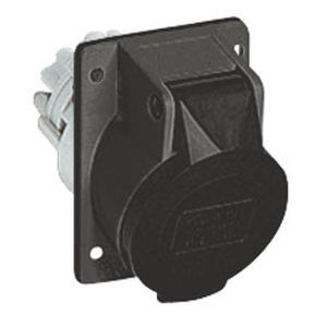 Tomada de parede - PN 1663 PI - ILME - de embutir / autoextinguível / IP44