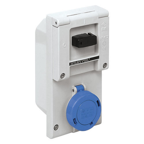 Tomada de embutir - BE 16104 - ILME - montada em circuito impresso / IP67 / IP66