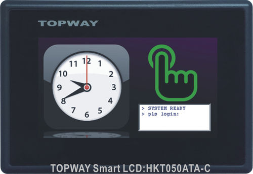 Módulo de visualização TFT LCD - HKT050ATA-C - TOPWAY LCD - com tela sensível ao toque / 800 x 400 / industrial