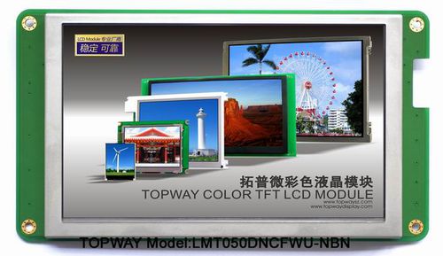 Módulo de visualização TFT - LMT050DNCFWU-NAD - TOPWAY LCD - em cores / industrial / sob medida