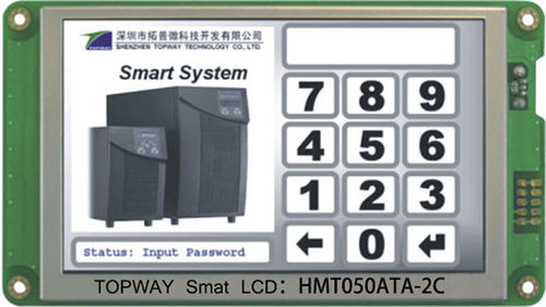 Módulo de visualização LCD - HMT050ATA-2C - TOPWAY LCD - industrial / para instrumentação / inteligente