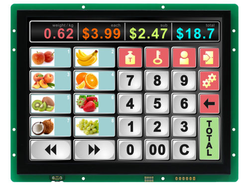Display LCD - HMT104ATA-C - TOPWAY LCD - industrial / inteligente