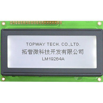 Módulo de visualização gráfico - LM19264ACW - TOPWAY LCD - LCD / monocromático / 192 x 64