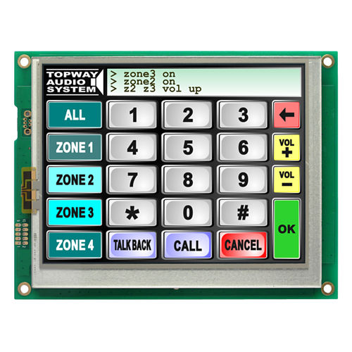 Módulo de visualização inteligente - HMT056ATA-C - TOPWAY LCD - LCD / com tela sensível ao toque resistiva / alfanumérico