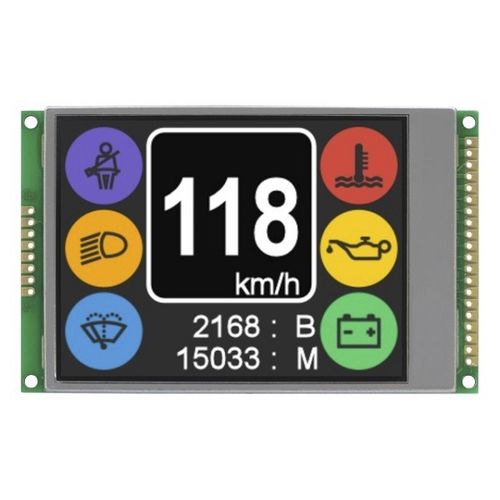 Módulo de visualização TFT LCD - LMT028ENHFWA-NAN - TOPWAY LCD - 320 x 240 / industrial / para instrumentação