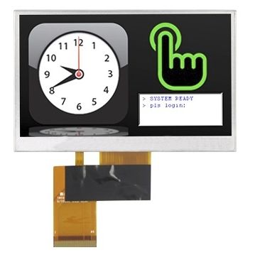 Módulo de visualização de LED - TM043NDH02 - TOPWAY LCD - LCD / em cores / 480 x 272