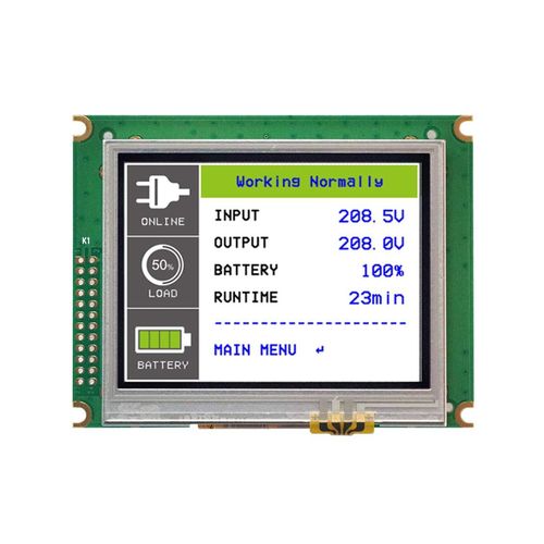 Módulo de visualização 3,5" - LMT035KDH03-NHA-1 - TOPWAY LCD - TFT LCD / com tela sensível ao toque resistiva / em cores