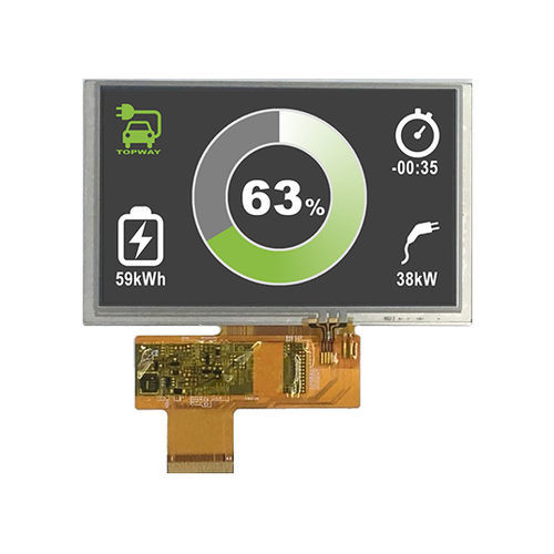 Módulo de visualização TFT LCD - LMT050DNCFWU-NNA - TOPWAY LCD - com tela sensível ao toque resistiva / em cores / 800 x 480