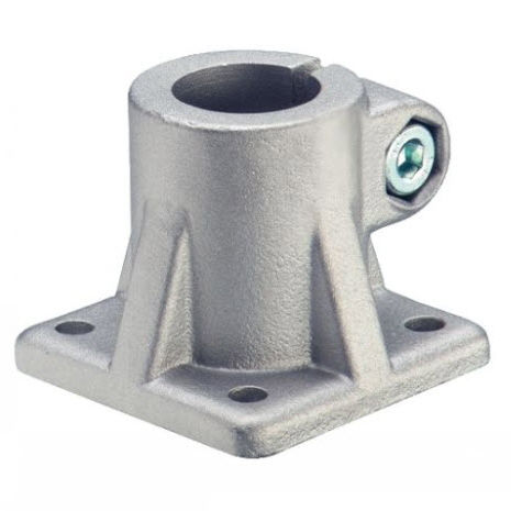 Conector para tubos redondos - 92-20 - Emile Maurin Eléments Standard Mécaniques - em alumínio / com base para fixação no piso