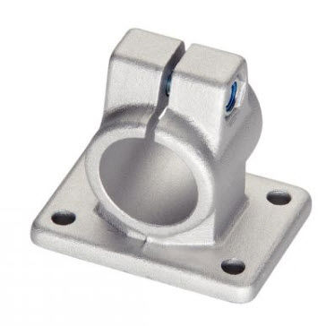 Conector para tubos redondos - 92-15 - Emile Maurin Eléments Standard Mécaniques - em alumínio / com base para fixação no piso