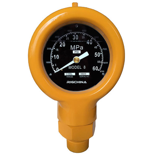 Manômetro para bomba de lama - Model 8 - RIGCHINA GROUP COMPANY - com mostrador analógico / de diafragma
