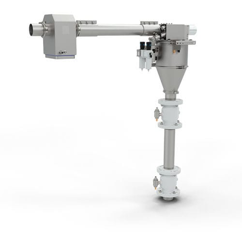Detector de metais para produtos a granel - P-TRON 07 GM - Mesutronic GmbH - para transporte pneumático / de alta precisão / com separador