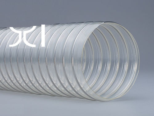 Mangueira para ar - FLEXADUX® P 2 PU PAS - SCHAUENBURG Ruhrkunststoff GmbH - para poeiras / em aço inoxidável / em poliuretano