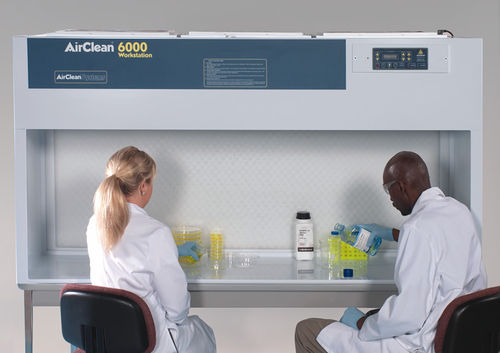 Cabine de fluxo laminar horizontal - Class 100, max. 96 x 30 x 37" | AC HLF series - AirClean Systems
