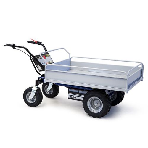 Carrinho elétrico - HS4 - ZALLYS - de transporte / com plataforma / compacto