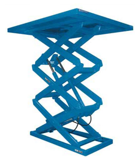Mesa elevatória de tesoura tripla - MSL series - Advance Lifts - hidráulica / estacionária