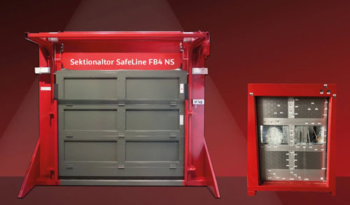 Portão seccionado - FB4 NS - Jansen Tore GmbH & Co.KG - com comando eletrônico / alta segurança