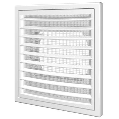 Grelha de ventilação em material plástico - KR - Dospel - quadrada