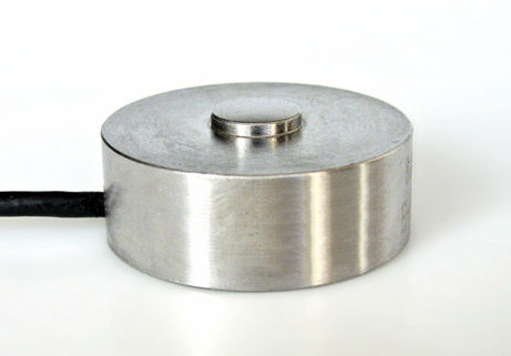 Célula de carga de compressão - CK series  - LAUMAS Elettronica - tipo botão / strain gauge / em aço inoxidável