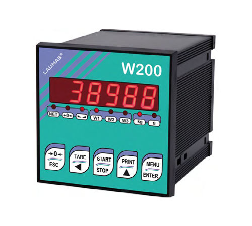 Indicador de peso com display LED - W200 series - LAUMAS Elettronica - embutido / IP54 / multifuncional