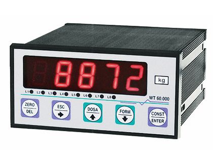 Indicador digital de peso - WT60  - LAUMAS Elettronica - com display LED / embutido / IP54
