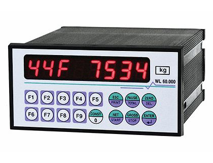 Indicador digital de peso - WL60 - LAUMAS Elettronica - com display LED / embutido / IP54