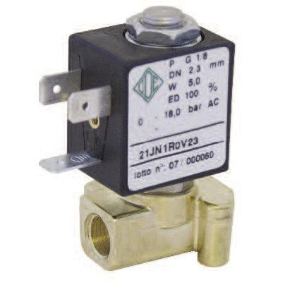 Válvula solenoide de ação direta - 21JB-JN series - ODE - de 2 vias / NF / NO