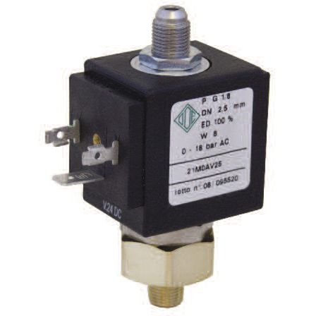 Válvula solenoide de ação direta - 21M - 4144 series - ODE - de 2 vias / NO / para ar