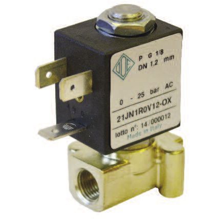 Válvula solenoide de ação direta - 21JN-OX Series - ODE - de 2 vias / NF / para oxigênio